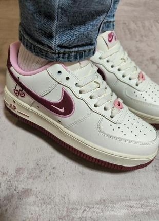 Женские кроссовки nike air force 1 cherry