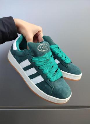 Женские кроссовки adidas campus 00s green