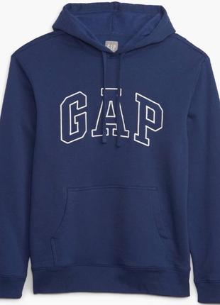 Худи gap arch logo blue