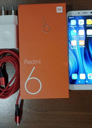 Смартфон xiaomi redmi 6 3/32gb (global version).