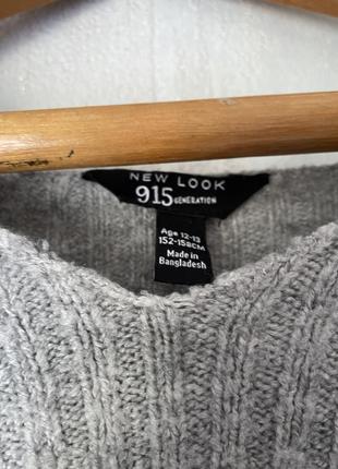 Укороченный серый свитер от new look2 фото