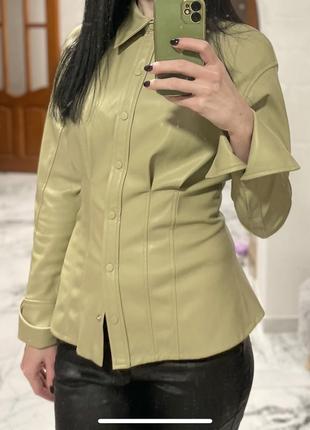 Сорочка кожзам zara