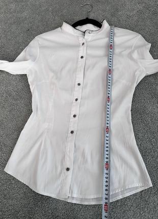 Белая блузка 36 размер3 фото