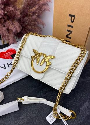 Сумка premium качества pinko white