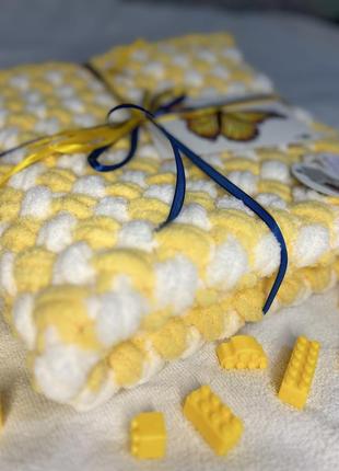 Плед з пінетками, набір для новонароджених