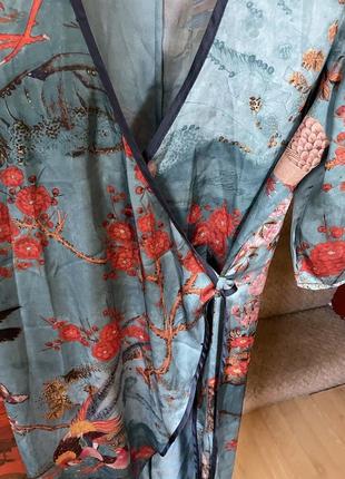 Zara limited кардиган, платье на запах, кимано6 фото