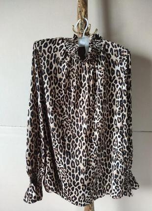 Блуза жіноча з леопардовим принтом