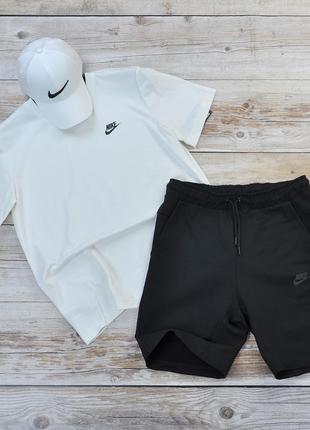 Летний мужской спортивный костюм футболка и шорты nike