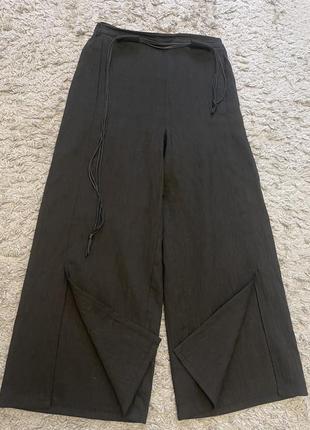 Annette gortz rundholz oska rick owens брюки штани кюлоти з льоном3 фото