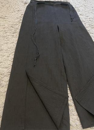 Annette gortz rundholz oska rick owens брюки штани кюлоти з льоном5 фото