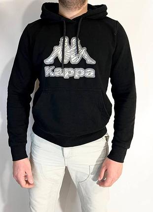 Худі kappa / розмір s-m / kappa / кофта kappa / чорне худі / жіноче худі / чоловіче худі )1