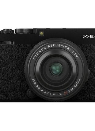 Беззеркальная камера fujifilm x-e4 с объективом 27 мм