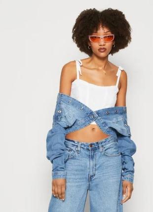 Новый crop top прошва hollister 🤍🩷