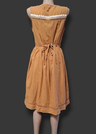 Бавовняна сукня з вишивкою3 фото