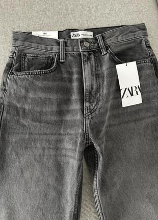 Джинси straight cropped zara6 фото