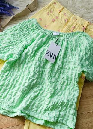 Текстурированная футболка zara 11-12 лет (146-152 см)