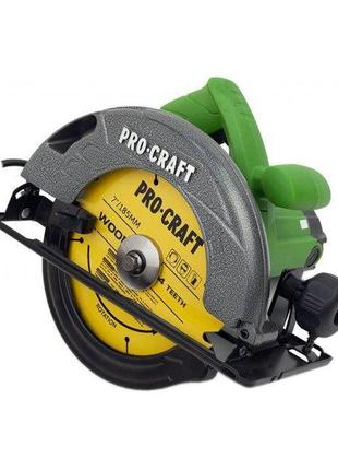 Дисковая пила procraft (kr2300), зелений