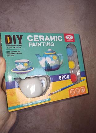 Набор для творчества керамическая посуда
