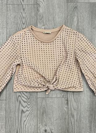 Топ блуза із прошви zara