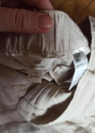Льняні штани фірми  h&m4 фото