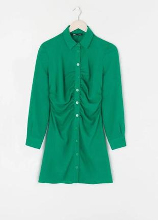 Sinsay стильне плаття міні коротке зелене розмір s нове