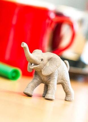 Фігурка safari ltd слоненя африканського слона, "дикі тварини", 9,00*4,00*5,00 см, 238529