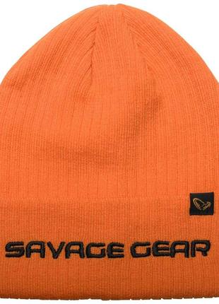 Шапка savage gear fold-up beanie one size sun orange