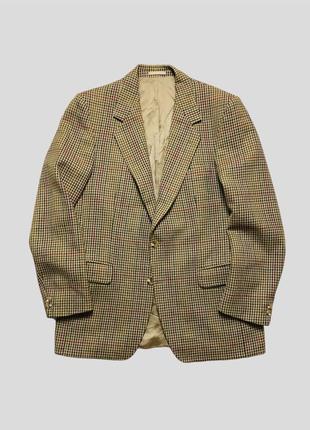 Magee vintage 90s Винтажный твидовый пиджак ретро в виде harris tweed