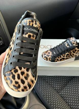 Жіночі кросівки dolce & gabanna leopard