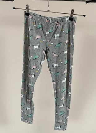 Дитячі легінси/лосини для дівчинки з принтом