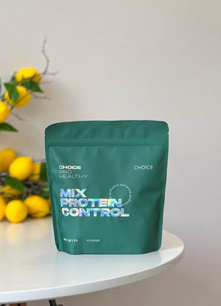 Низькокалорійний поживний коктейль mix protein control від choice.контроль і корекція ваги