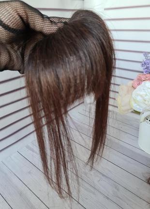 Челка натуральный волос.