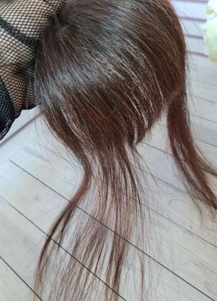 Челка натуральный волос.