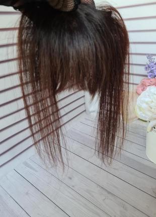 Челка натуральный волос.