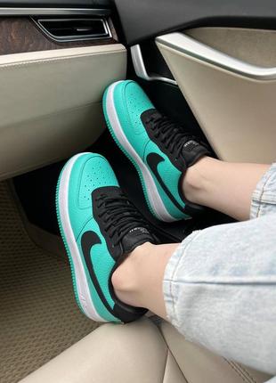 Женские кроссовки nike air force 1 tiffany & co