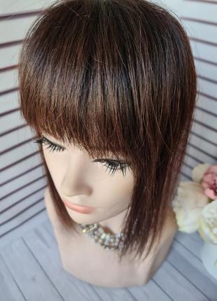 Челка натуральный волос.