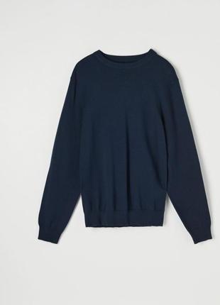 Синий джемпер, пуловер
