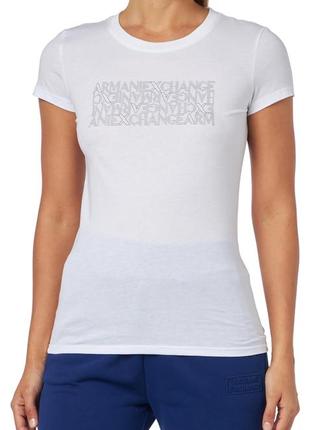 Новая премиум pima cotton женская футболка armani exchange размер l