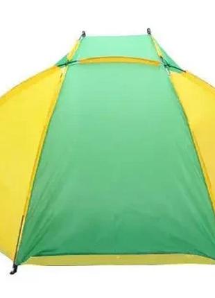 Пляжная палатка "ракушка" melad wm-0t103 жёлто-салатовый (14952) bb2 фото