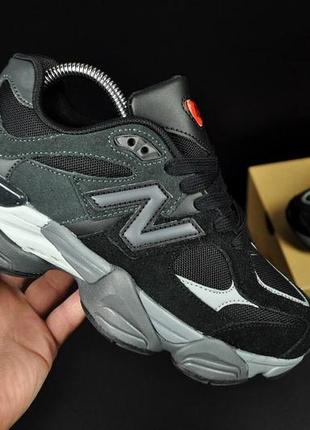 Кросівки жіночі new balance 9060 black & gray8 фото