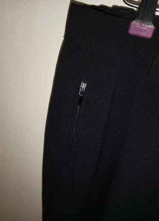 Стрейч,офісні,звужені,чорні штани,великого розміру,charles vogele4 фото