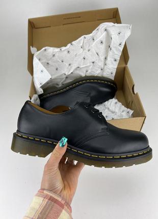 Dr. martens 11838001-1461 black nappa туфлі, оригінальні туфлі др мартінс чоловічі 1461