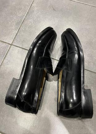 Шкіряні туфлі мокасини пенні лофери класу люкс "samuel windsor " 43 р. ( 28см ) ручна робота5 фото