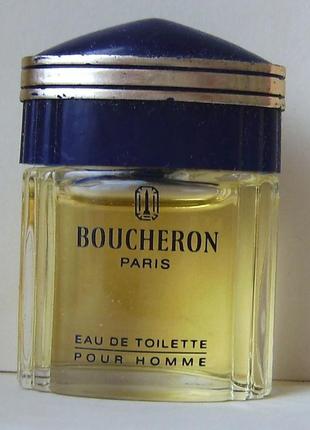 Мініатюра - boucheron pour homme - edt - 5 мл. орігінал. вінтаж.