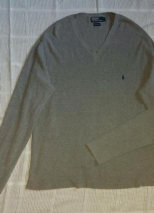 Сірий светер ralph lauren розмір l1 фото