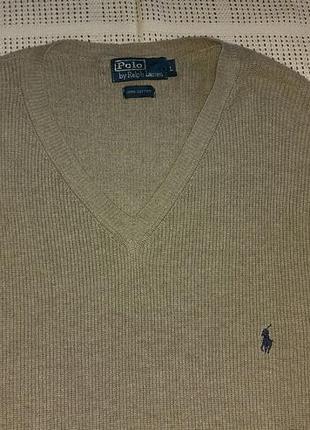 Сірий светер ralph lauren розмір l2 фото