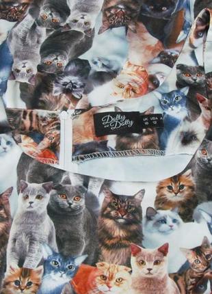 Пинап платье котики 4