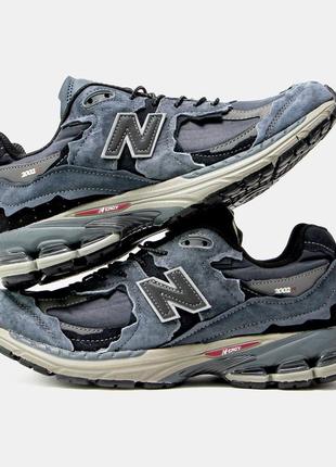 Мужские кроссовки серые new balance 2002r protection pack ripstop eclipse