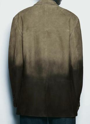 Пиджак кожаный,zara3 фото