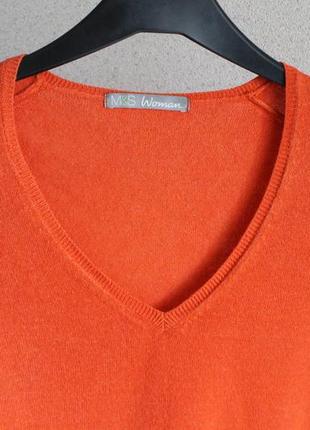 Пуловер marks&spencer кирпичный, размер s2 фото